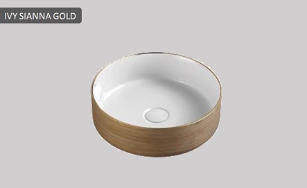IVY SIANNA GOLD BASIN 355MM x 120MM